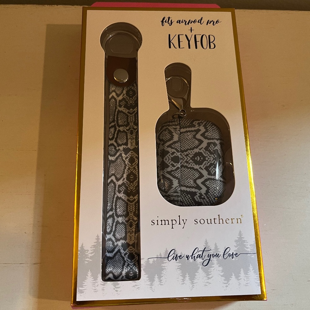 Simply Southern AirPods Case and Keyfob